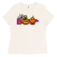 Bone boo pumpkins Ladies Tee - Jasminsmagicworld