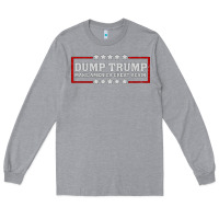 Heather Grey Dump Trump Long Sleeve Tee - Bettercallsaul