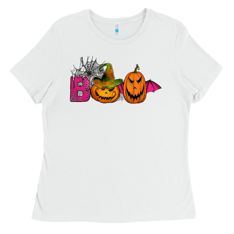 Boo Pumpkins Ladies Tee by Jasminsmagicworld | Teevron