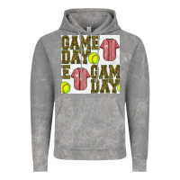 Cloud Rock softball uniform game day seamless pattern Vintage Hoodie - BundleAndBundleShop