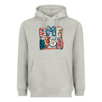 Moon Dust America with lightning bolt 4th of july Heavyweight Hoodie - FaDigitalArtStudio