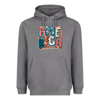 Storm America with lightning bolt 4th of july Heavyweight Hoodie - FaDigitalArtStudio