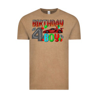 Vintage Coffee birthday boy 4 Vintage Tee - BundleAndBundleShop