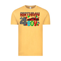 Vintage Mustard birthday boy 4 Vintage Tee - BundleAndBundleShop