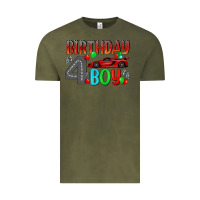 Vintage Olive birthday boy 4 Vintage Tee - BundleAndBundleShop