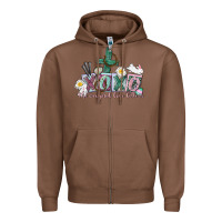 Chestnut Xoxo the original love language Easter Day Zipper Hoodie - CowGirlArtShop
