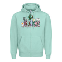 Seafoam Xoxo the original love language Easter Day Zipper Hoodie - CowGirlArtShop