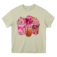 Mossy breast cancer coffee cups Heavy Core Tee - NancyCooperArtShop
