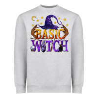 Heather Grey Basic Witch Heavyweight Sweatshirt - texasbilliewilder