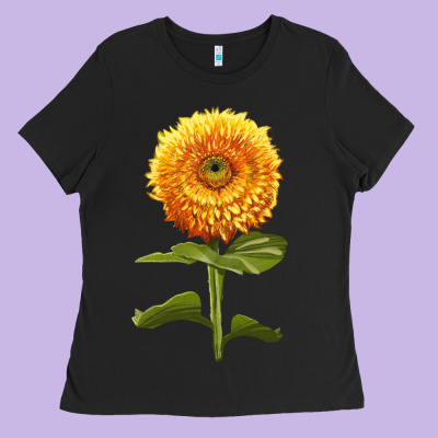 Gummy Bear Sunflower Ladies Tee Designed By Lillyallendesigns