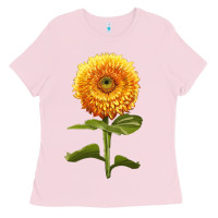 Bubblegum Pink gummy bear sunflower Ladies Tee - LillyAllenDesigns