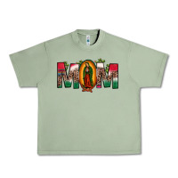 Oil Green mexican flag our lady of guadalupe mom leopard Urban Heavy Tee - JahusDesignShop