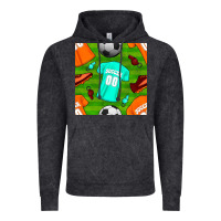 Vintage Black soccer ball uniform and shoes seamless pattern Vintage Hoodie - BundleAndBundleShop