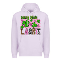 Lilac St. Patrick's Day Sassy little lassie Premium Hoodie - OliviaCreatesArt