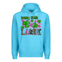 Ocean Blue St. Patrick's Day Sassy little lassie Premium Hoodie - OliviaCreatesArt