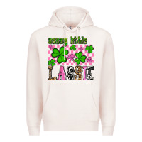 Pale Pink St. Patrick's Day Sassy little lassie Premium Hoodie - OliviaCreatesArt