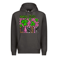 Smoke St. Patrick's Day Sassy little lassie Premium Hoodie - OliviaCreatesArt