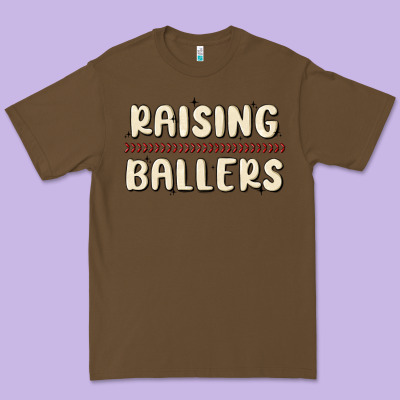 Raising Ballers Premium Tee Designed By Maliassmallbusiness