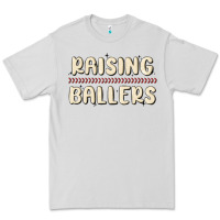 Dove Grey raising ballers Premium Tee - MaliasSmallBusiness
