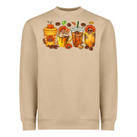 Mushroom Thanksgiving Coffee Cups Heavyweight Sweatshirt - texasbilliewilder