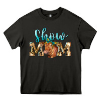 Asphalt Western Show Mom Red Angus Heavy Core Tee - LillyAllenDesigns
