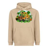 Mushroom truck saint patricks day Heavyweight Hoodie - FaDigitalArtStudio