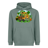 Sage truck saint patricks day Heavyweight Hoodie - FaDigitalArtStudio