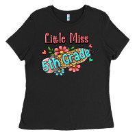 Black little miss fifth grade Ladies Tee - Jasminsmagicworld