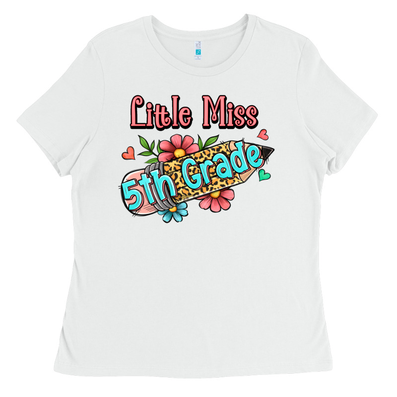 Little Miss Fifth Grade Ladies Tee by Jasminsmagicworld | Teevron