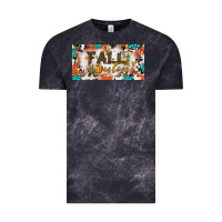 Cloud Black fall in love license plate Vintage Tee - BundleAndBundleShop