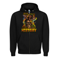 Black We are Black History Zipper Hoodie - HowdyJamesFarm