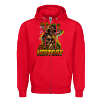 Red We are Black History Zipper Hoodie - HowdyJamesFarm