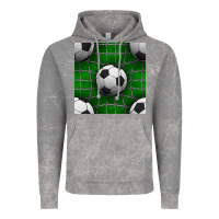 Cloud Rock soccer ball with goal nets seamless pattern Vintage Hoodie - BundleAndBundleShop