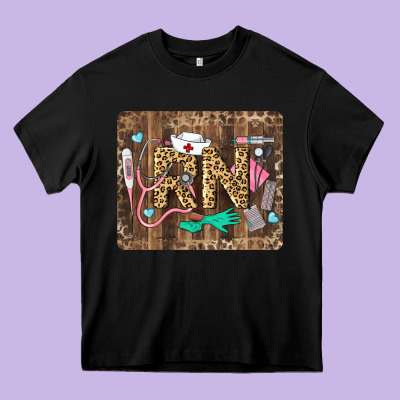 Western Registered Nurse Heavy Core Tee Designed By Lillyallendesigns