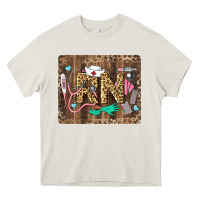Cream Western Registered Nurse Heavy Core Tee - LillyAllenDesigns