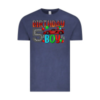 Vintage Denim birthday boy 5 Vintage Tee - BundleAndBundleShop