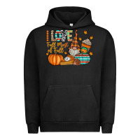 Pigment Black i love fall most of fall Urban Hoodie - CowhideDigitalArt