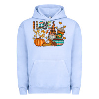 Pigment Grape Ice i love fall most of fall Urban Hoodie - CowhideDigitalArt