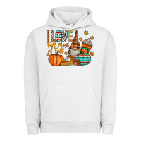 Pigment Lunar Rock i love fall most of fall Urban Hoodie - CowhideDigitalArt
