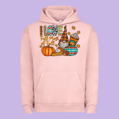 I Love Fall Most Of Fall Urban Hoodie Designed By Cowhidedigitalart