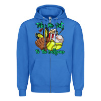 True Royal Take me out to the ballgame Zipper Hoodie - HowdyJamesFarm