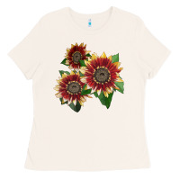 Bone Florenza Sunflower Ladies Tee - LillyAllenDesigns