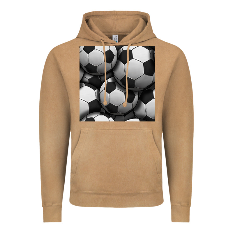 Soccer Seamless Pattern Vintage Hoodie by BundleAndBundleShop | Teevron