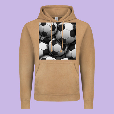 Soccer Seamless Pattern Vintage Hoodie Designed By Bundleandbundleshop