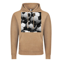 Vintage Coffee soccer seamless pattern Vintage Hoodie - BundleAndBundleShop