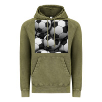 Vintage Olive soccer seamless pattern Vintage Hoodie - BundleAndBundleShop