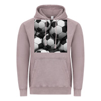 Vintage Zinc soccer seamless pattern Vintage Hoodie - BundleAndBundleShop