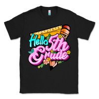 Black hello 5th grade Classic Tee - JahusDesignShop