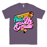 Lavender hello 5th grade Classic Tee - JahusDesignShop