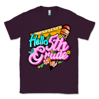 Plum hello 5th grade Classic Tee - JahusDesignShop